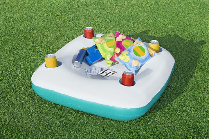 Image du produit Bestway Piscine familiale gonflable avec console centrale amovible Sippin' Summer™ 2,18 m x 2,18 m x 48 cm