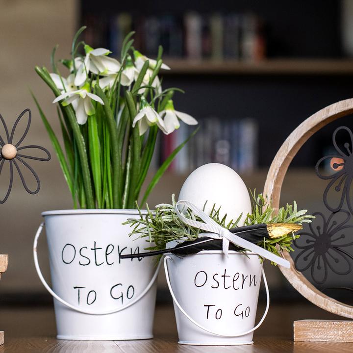 Actual product image Viana Mini eimer Übertopf Ostern dekorativ 6er Set (6x)