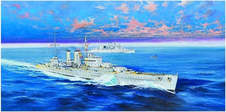 Actual product image Trumpeter HMS Exeter