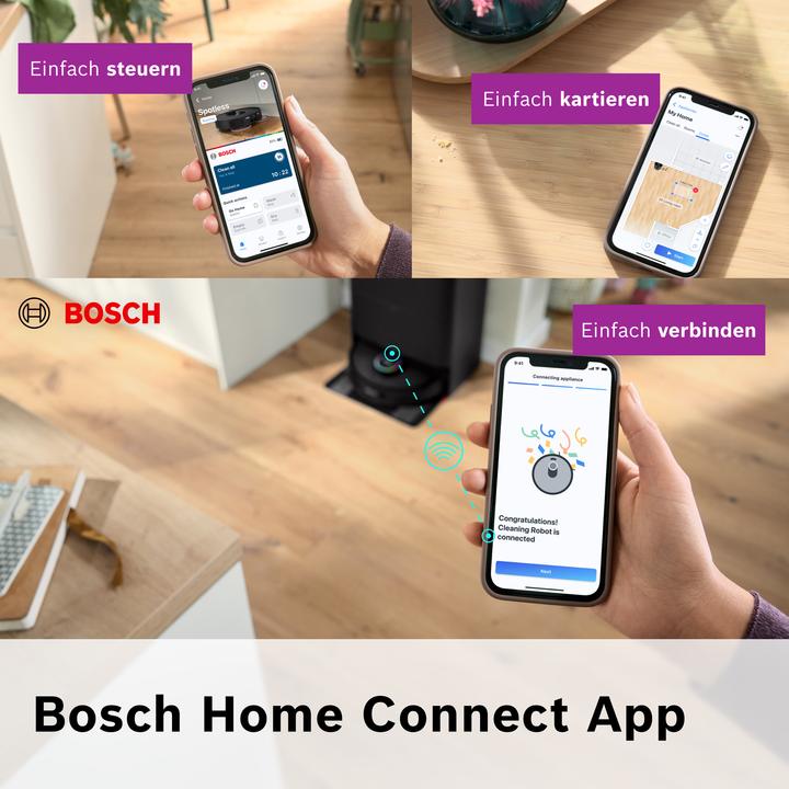 Produktbild Bosch Hausgeräte Aspirapolvere Robot Spotless Max Cam (11000 Pa)
