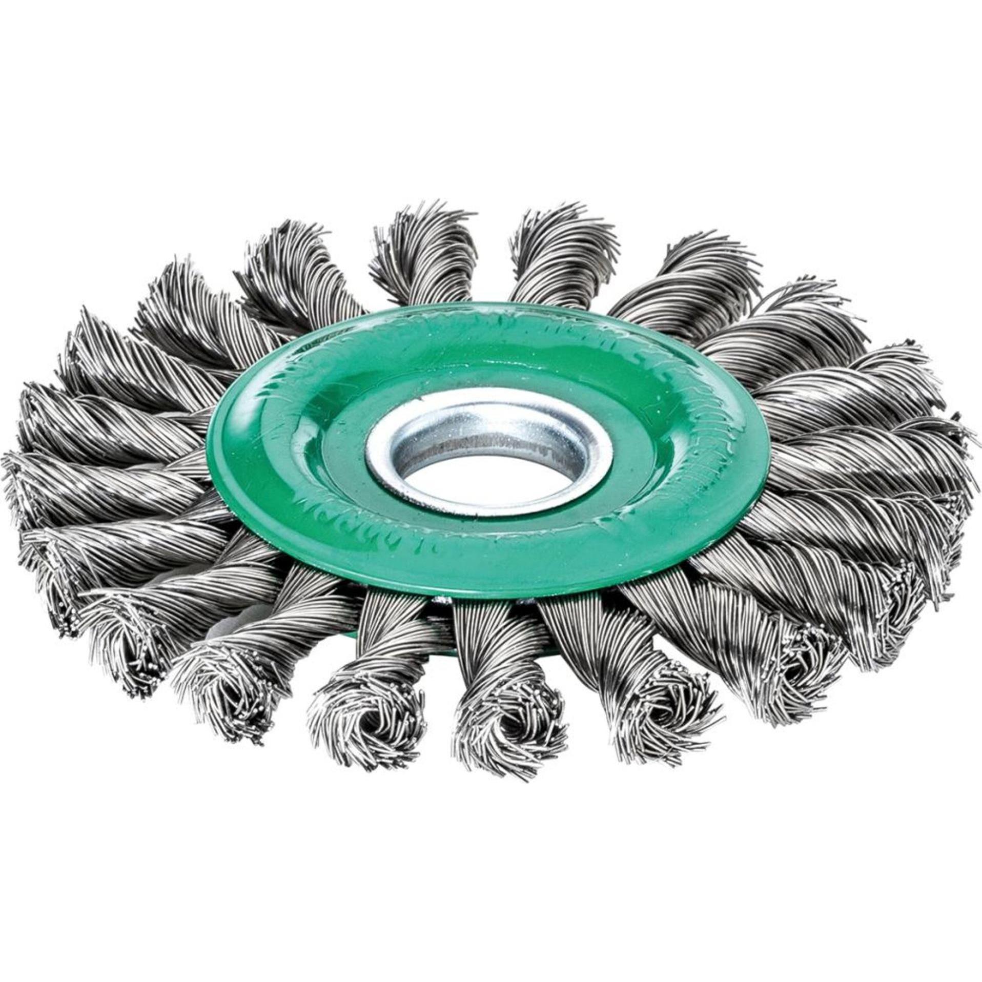 Lessmann Zopfrundbürste Ø 115 mm Edelstahldraht (472811)