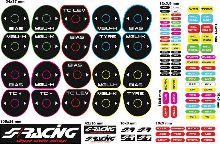 Image du produit Simoni Racing Autocollant Volant