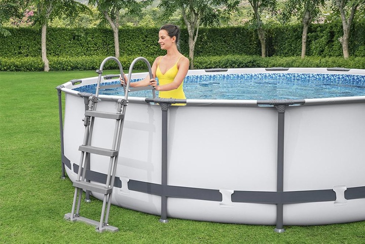 Produktbild Bestway Steel Pro MAX Frame Pool Komplet t-Set 457 x 107 cm (457 x 107 cm)