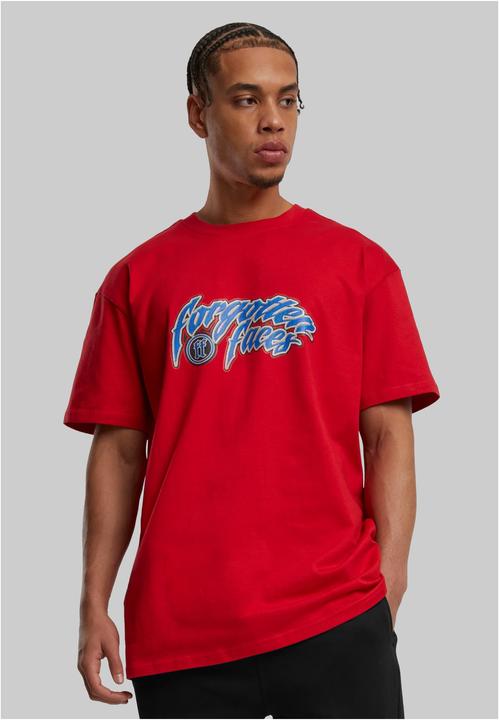 Produktbild Forgotten Faces Hooded Guy Oversize Tee city red L (L)