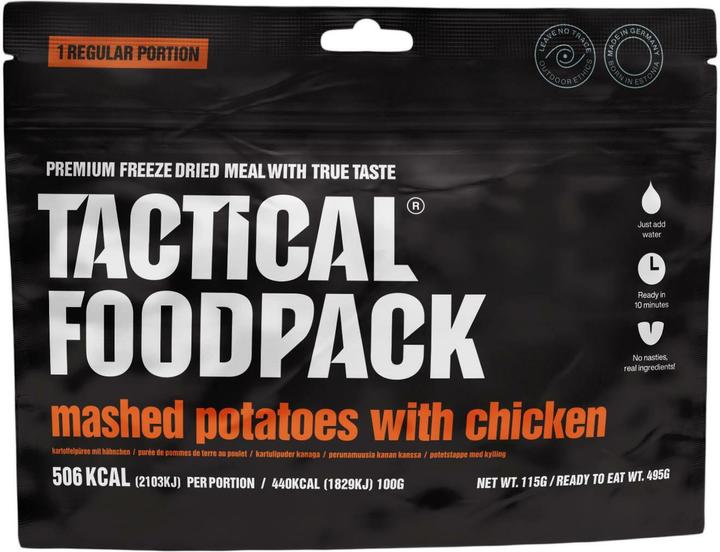 Image du produit Tactical Foodpack TF Pommes de terre écrasées au poulet 115g (115 g)