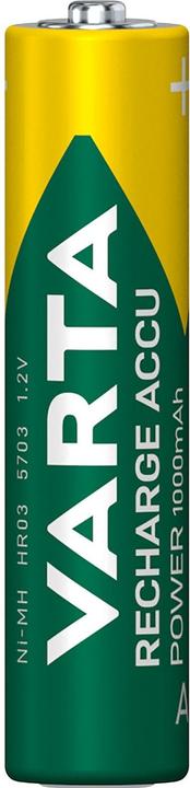 Produktbild Varta Recharge Accu Power (2 Stk., AAA, 1000 mAh)