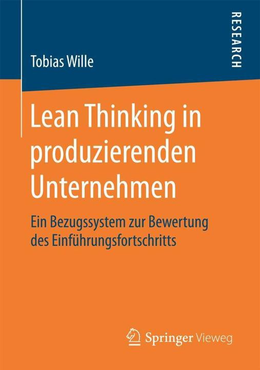 Produktbild Lean Thinking in produzierenden Unternehmen (Deutsch, Tobias Wille, 2016)