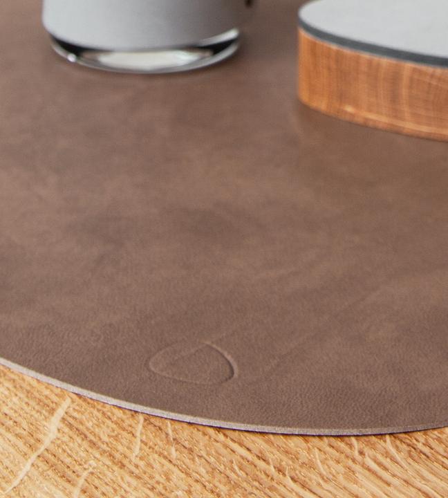 Actual product image Andersign Placemat Curve L, Double Cloud Brown/Nupo Sand, 37x44 cm (1 pcs., 37 x 44 cm)