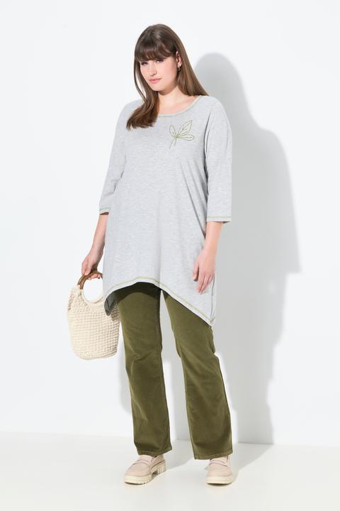 Immagine prodotto Ulla Popken Shirt, Stickerei, A-Linie, Rundhals, 3/4-Arm (42, 44)
