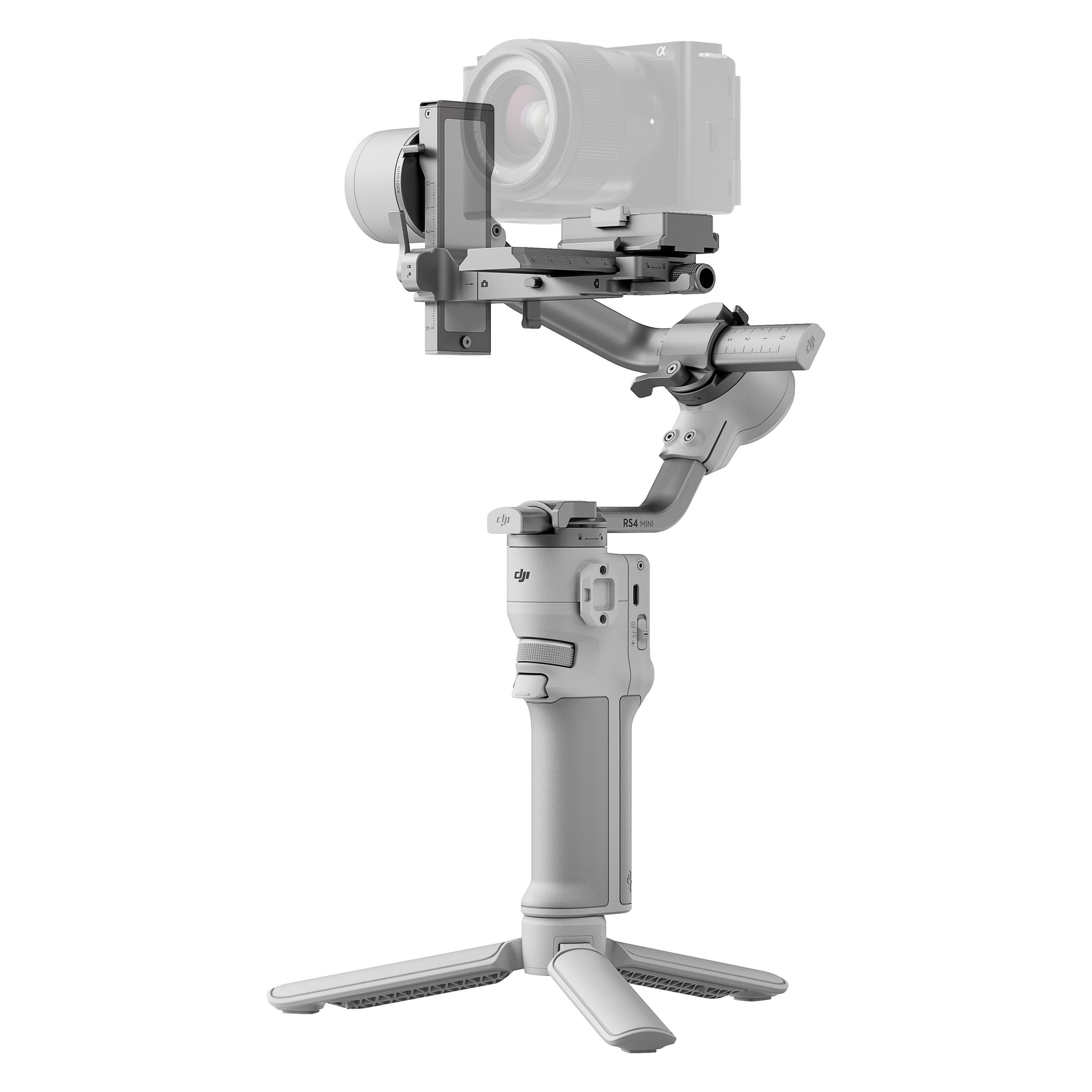 DJI RS 4 Mini (Systemkamera, 2 kg), Gimbal, Grau