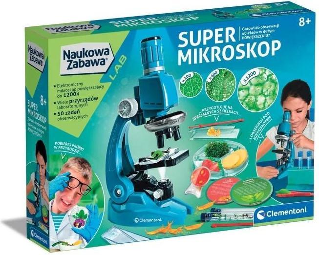 Actual product image Clementoni science fun. Super Microscope 50755