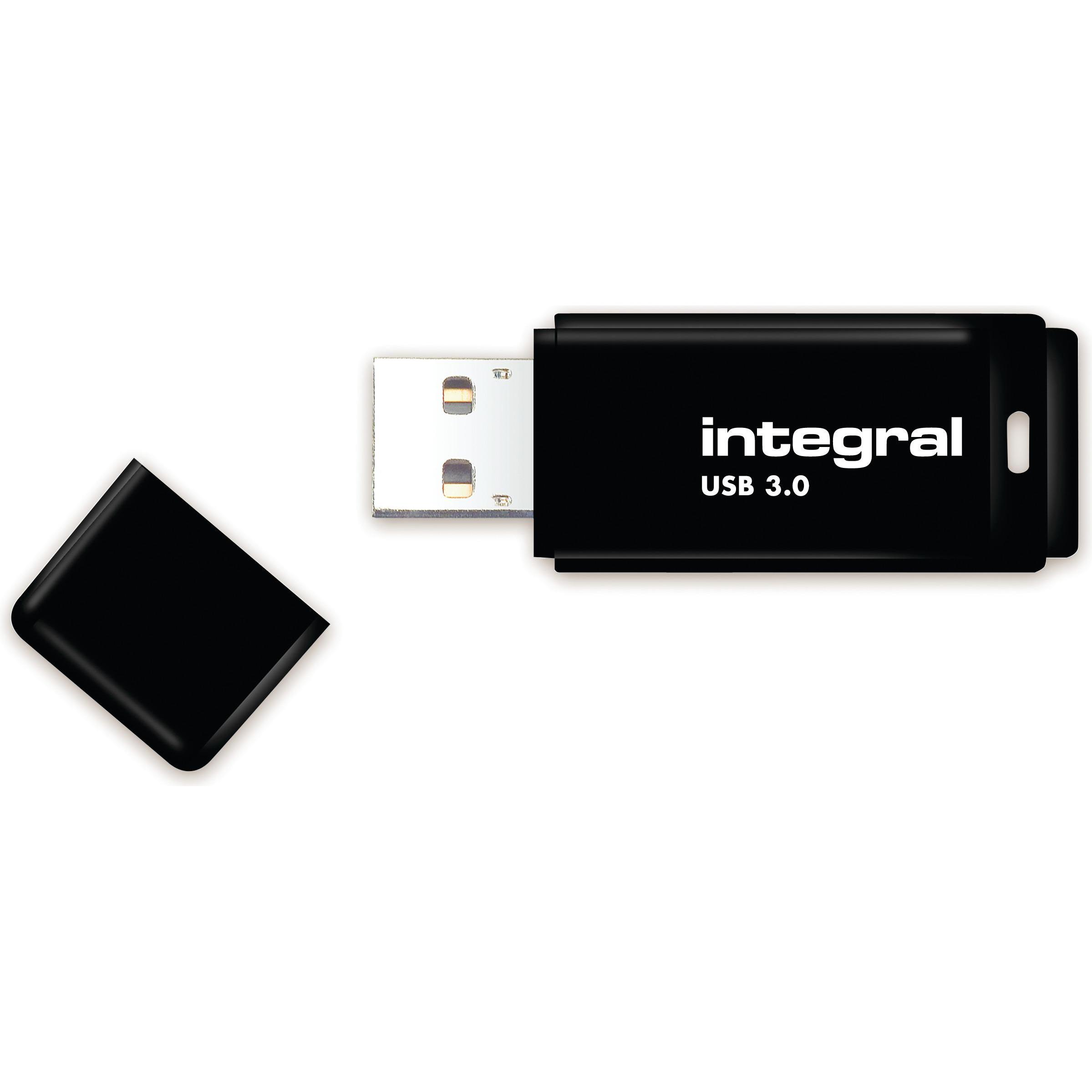 Integral CLÉ USB 3.0 NERO 16GB (16 GB, USB-A), Chiavetta USB, Nero