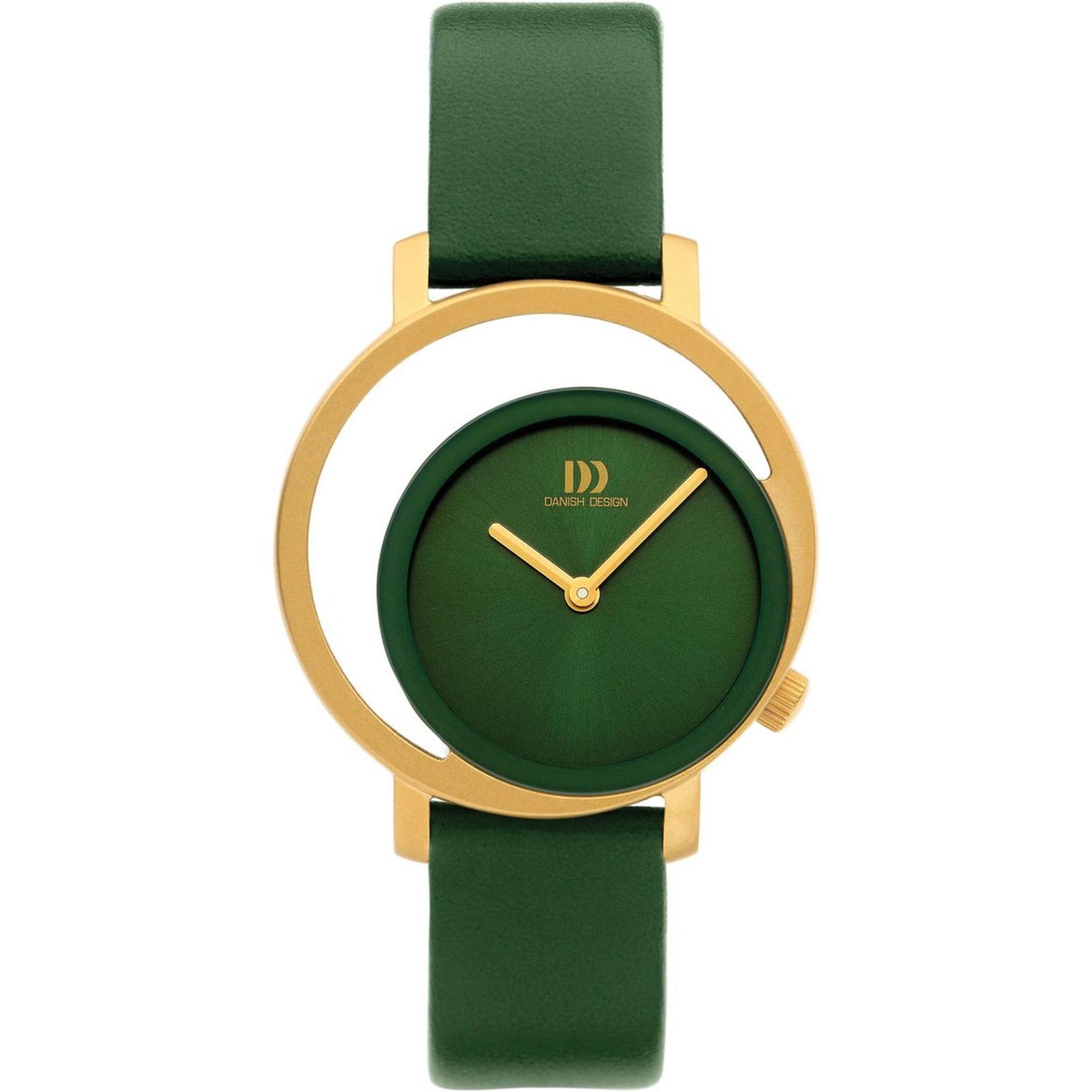 Danish Design, Orologio da polso, Dänisches Design Dames Horloge IV32Q1271 Pico Penea, Verde, Oro, (Orologio da polso analogico, 32 mm)