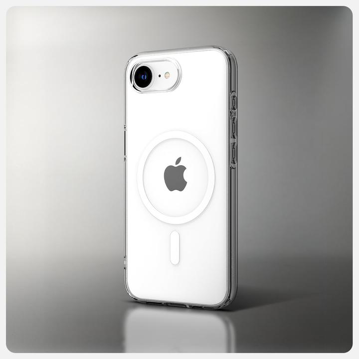 Actual product image Spigen Liquid Crystal MagFit TPU Back Cover Durchsichtig Apple iPhone 16e (Apple iPhone 16e)