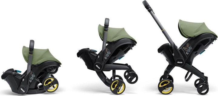 Produktbild Doona Kinderwagen + Autositz (Babyschale, Kindersitz, ECE R129/i-Size Norm)