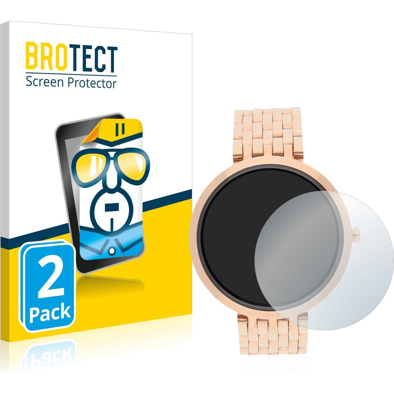 BROTECT Schutzfolie Displayschutz Klar, Smartwatch Schutzfolie, Transparent