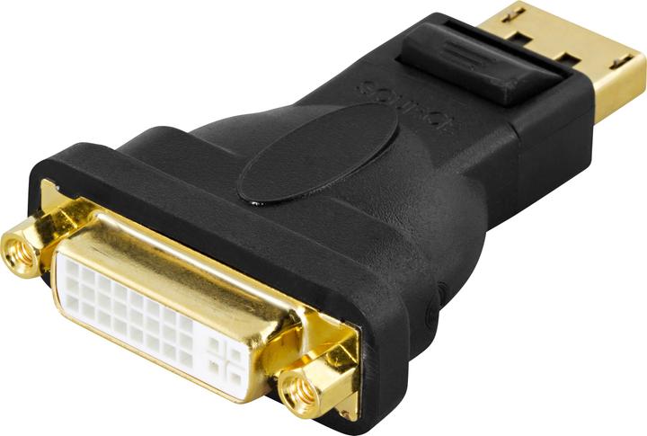 Produktbild Deltaco DisplayPort - DVI-D Single Link adapter, black