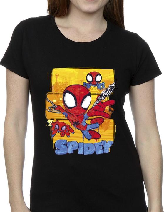 Image du produit - T-shirt SPIDEY AND HIS AMAZING FRIENDS FLYING - Femme (XXL)