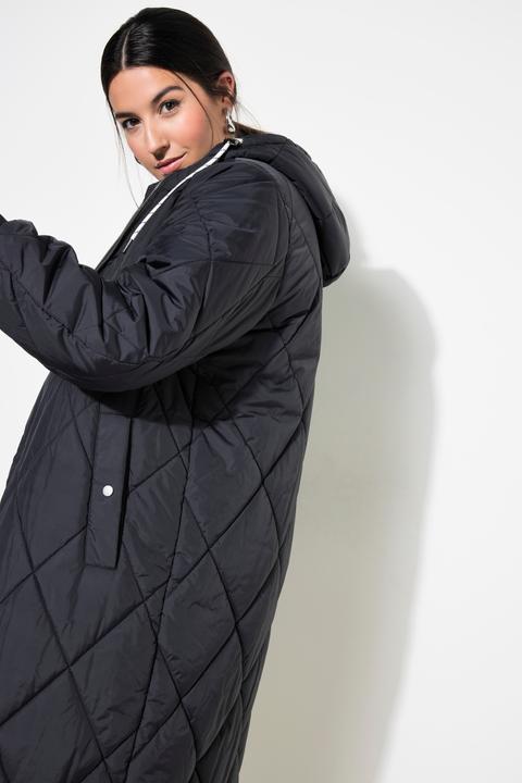 Produktbild Studio Untold Steppmantel, Loose Shape, Kapuze, 2-Wege-Zipper, Langarm, Teddyfutter (46, 48)
