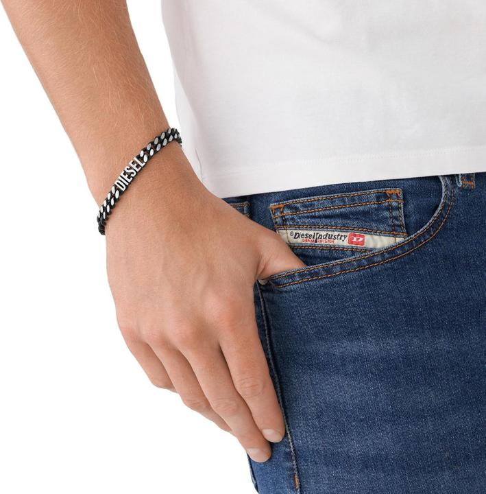 Immagine prodotto Diesel Bracciale in acciaio (18.50 cm, Acciaio inossidabile)