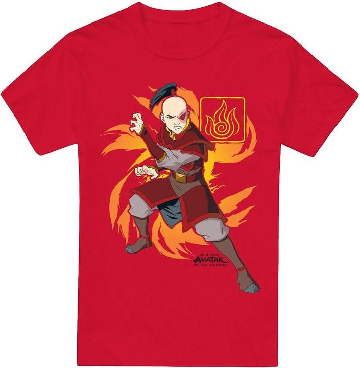 Immagine prodotto Avatar: The Last Airbender Flame Burst Maglietta Zuko Uomo (4XL)