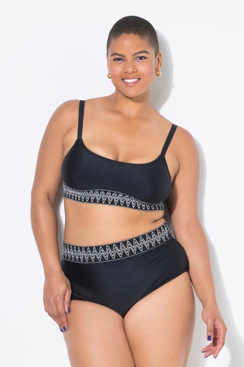 Produktbild Studio Untold Bikini-Slip, HighWaist, bestickter Bund, Shaping (54)