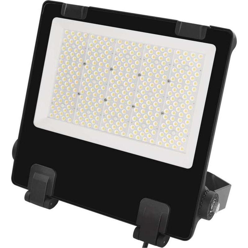 Emos, Wandleuchte + Deckenleuchte, LED-Strahler AVENO schwarz, 200W neutralweiss (32000 lm)