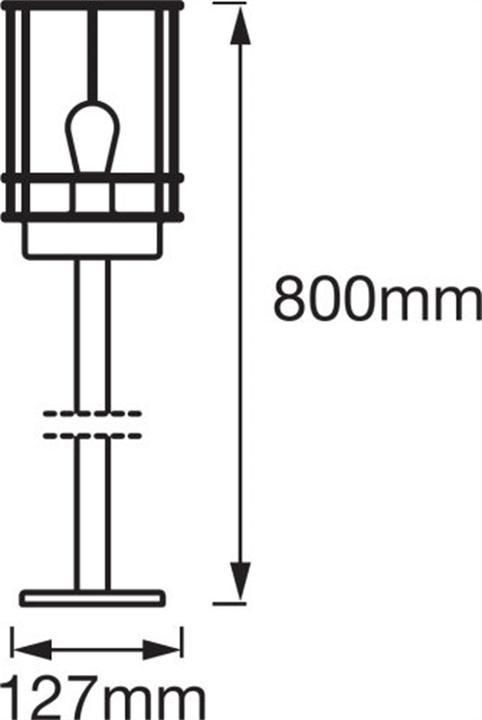 Actual product image Ledvance Endura Classic Post (E27, IP44)