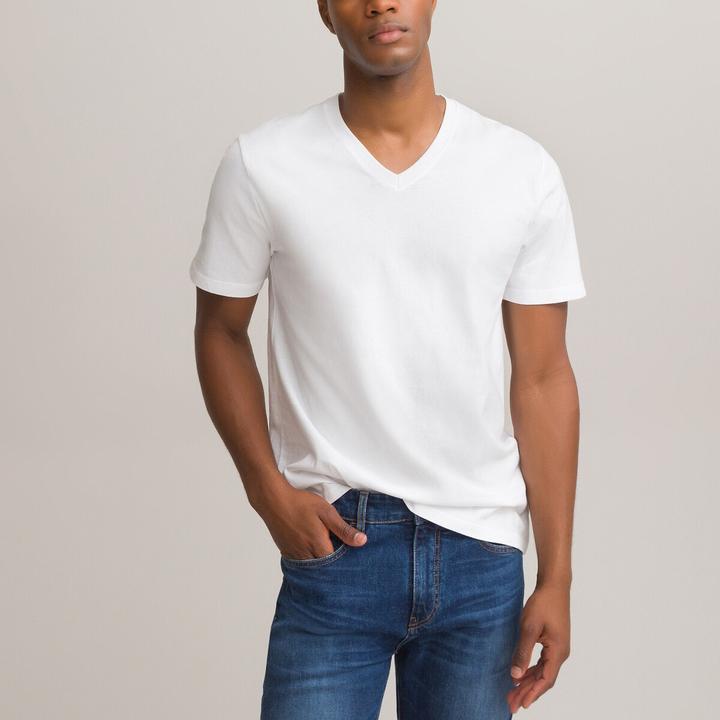 Produktbild La Redoute Collections T-Shirt mit V-Ausschnitt (XL)