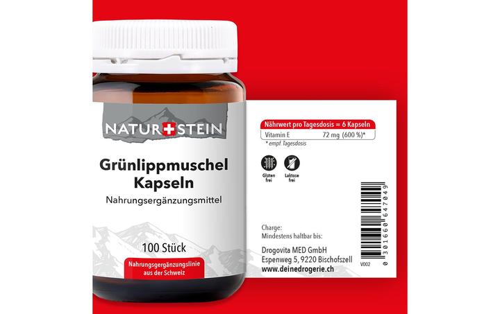 Image du produit Naturstein Gélule de moule verte (100 pièce(s), Capsules, 153 g)