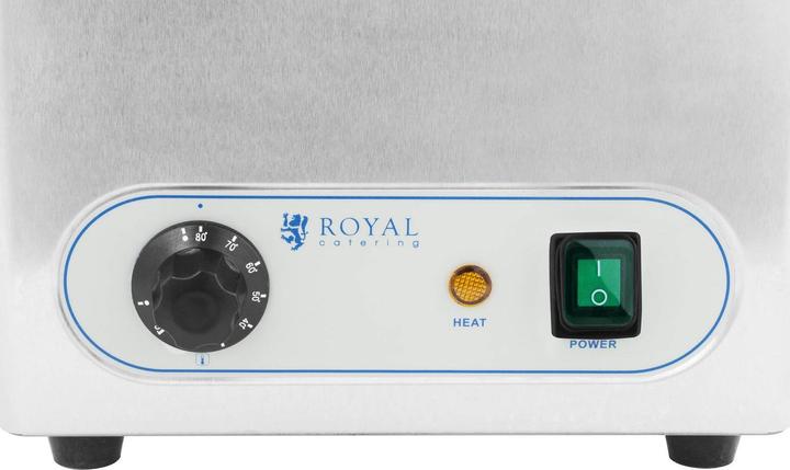 Produktbild Royal Catering Pommeswärmer Pommeswanne Warmhaltegerät Pommes Frittenwanne Wärmebrücke GN Wanne