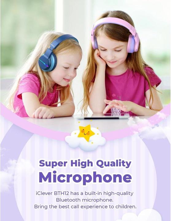 Image du produit Iclever Bluetooth Kinderkopfhörer BTH12