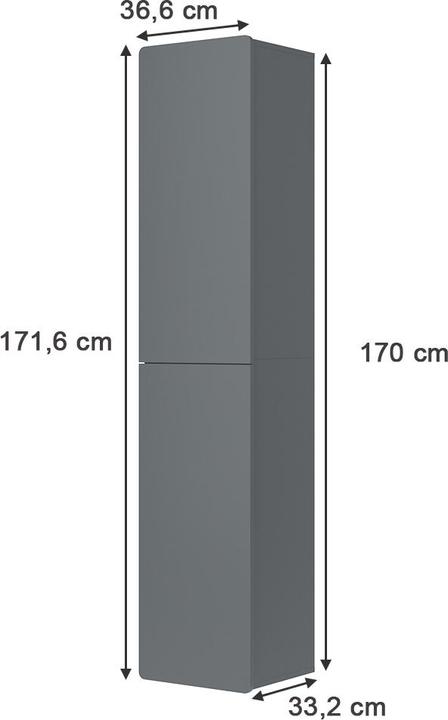 Actual product image Vicco Izan (36.60 x 33.20 x 171.60 cm)