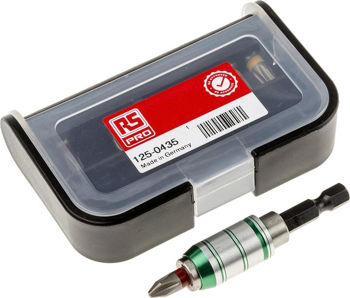 Produktbild RS PRO 10 Piece color ring bit set (Kreuz Phillips PH, Kreuz Pozidriv PZ, Torq)