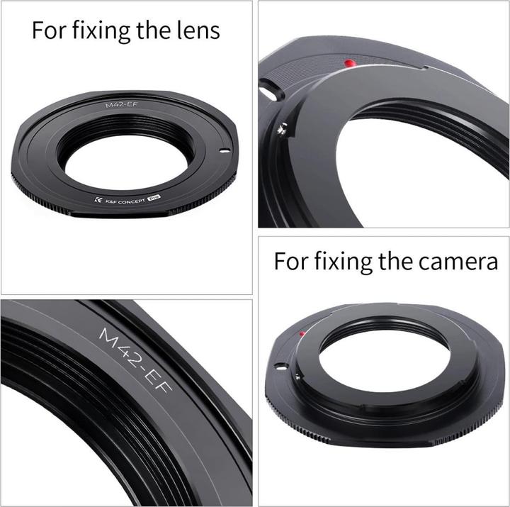 Produktbild K&F Concept M10135 High Precision Lens Adapter Mount, M42-EOS