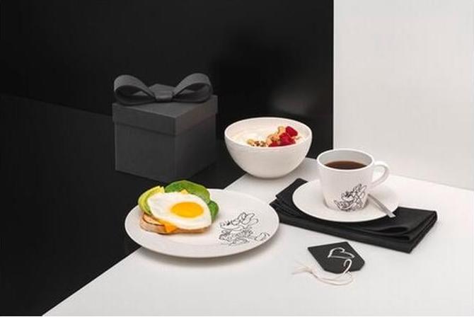 Actual product image Villeroy & Boch Mickey Mouse breakfast set (4 pcs.)