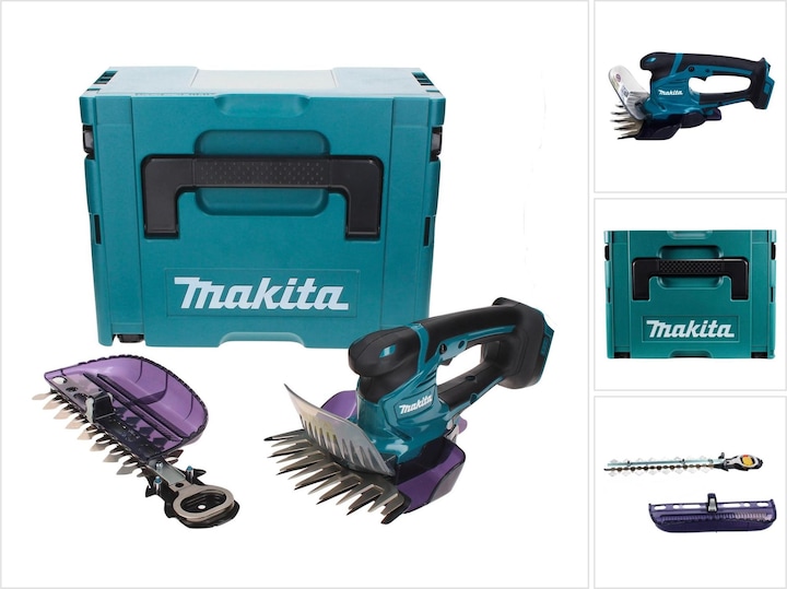 Produktbild Makita DUM 604 ZXJ Akku Grasschere 18 V mit Gras- und Strauchscherblatt + Makpac - ohne Akku, ohne (Akkuheckenschere)