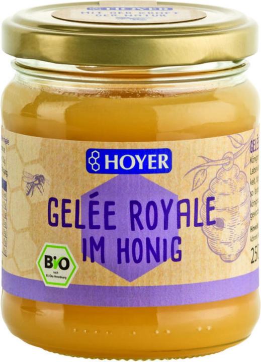 Actual product image Hoyer Royal jelly in honey (250 g)