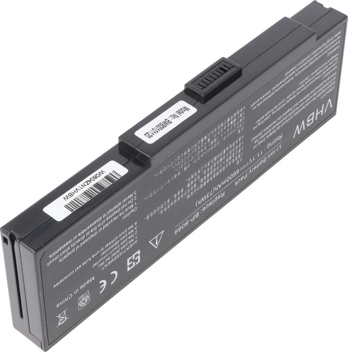 Actual product image Fujitsu-Siemens Battery Amilo K7600, K-7600, BP-88 (6 cubicles, 4400 mAh)