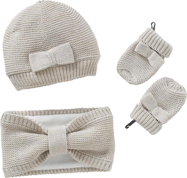 Immagine prodotto Vertbaudet Set da bambina: cappello, sciarpa rotonda e muffole (98, 86)