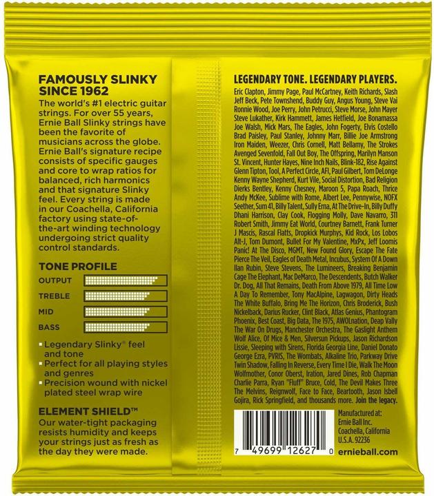 Produktbild Ernie Ball Beefy Slinky (6 x, E-Gitarre, 0.05")