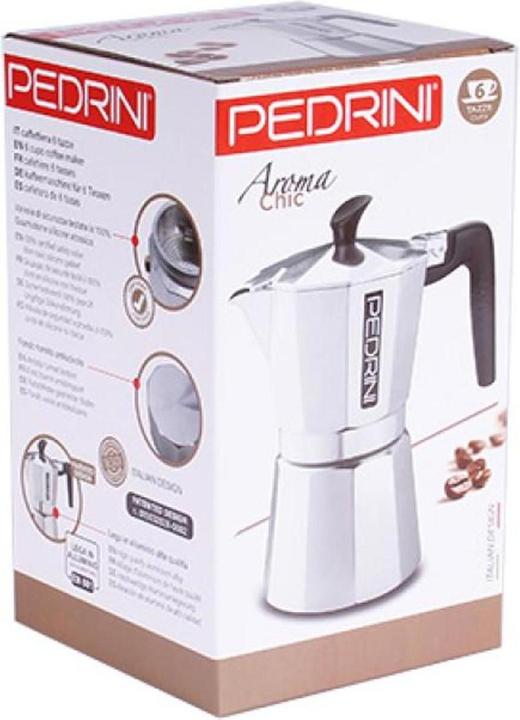 Produktbild Pedrini ppl spa Kaffeemaschine, Moka für Espresso, Aluminiumlegierung EN 601, italienisches (6 Tassen)