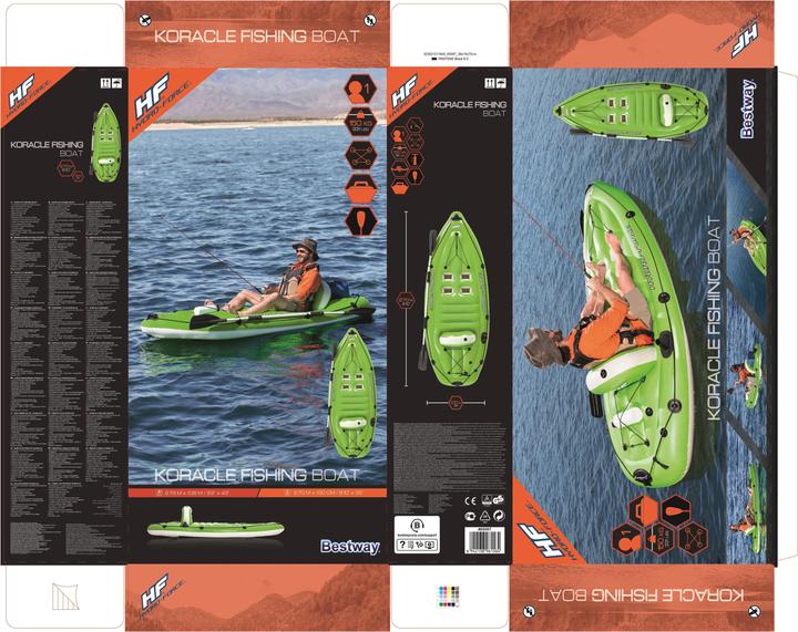 Actual product image Bestway Inflatable kayak Koracle, 279x100x57 cm (1 pers.)