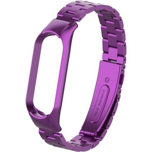 Thumbnail - MU Style Metal Series (Edelstahl, Mi Band 6, Mi Band 5), Uhrenarmband, Violett