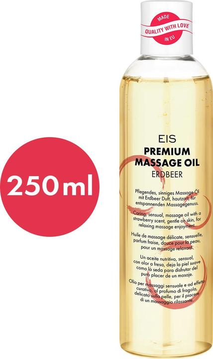 Produktbild Eis Erdbeere Premium Massageöl