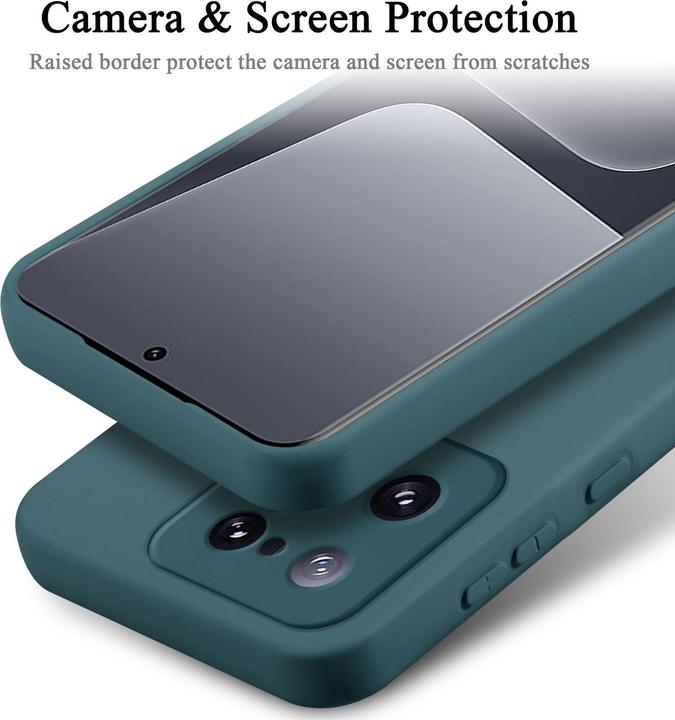 Image du produit Cadorabo Housse pour Xiaomi 13 Pro 5G TPU avec protection liquide Design en silicone (Xiaomi Redmi Note 13 Pro 5G)