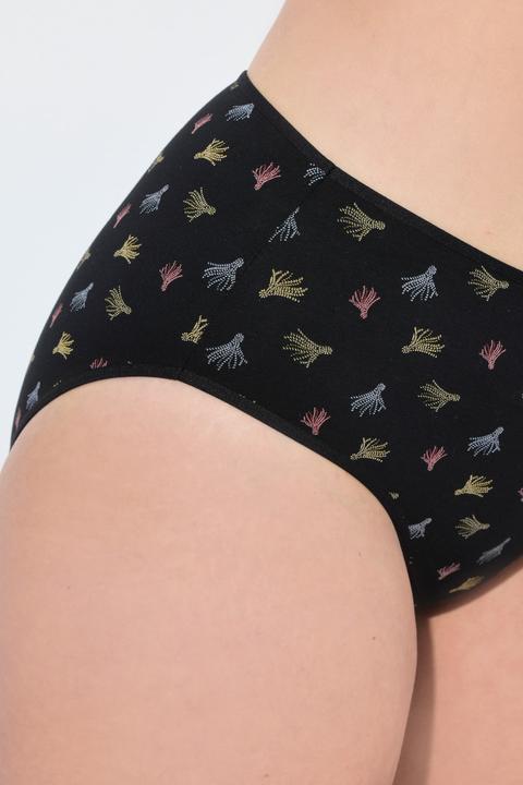 Immagine prodotto Ulla Popken Slip midi con fantasia/tinta unita in confezione da cinque (60)