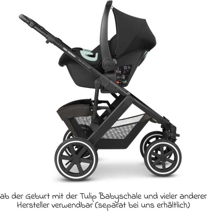 Produktbild ABC Design Kombi-Kinderwagen Salsa 4 Air - inkl. Babywanne