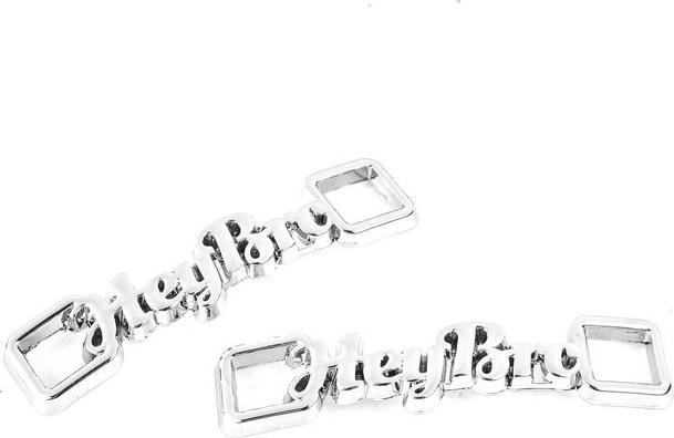 Immagine prodotto LaceGodZ 1 Paar "Hey Bro" Schnürsenkel Clips (3.76 cm)