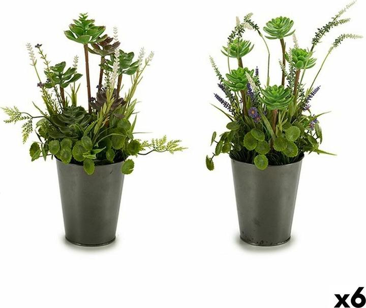 Ibergarden Dekorationspflanze XD16-819 Kork Kunststoff Blumenfeld 20 x 41 x 20 cm (6 Stück) (41 cm)